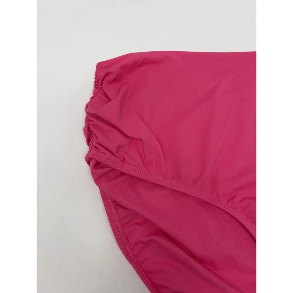 Anne Cole Womens XL Live In Color Convertible High Waist Shirred Swim Bottom 197